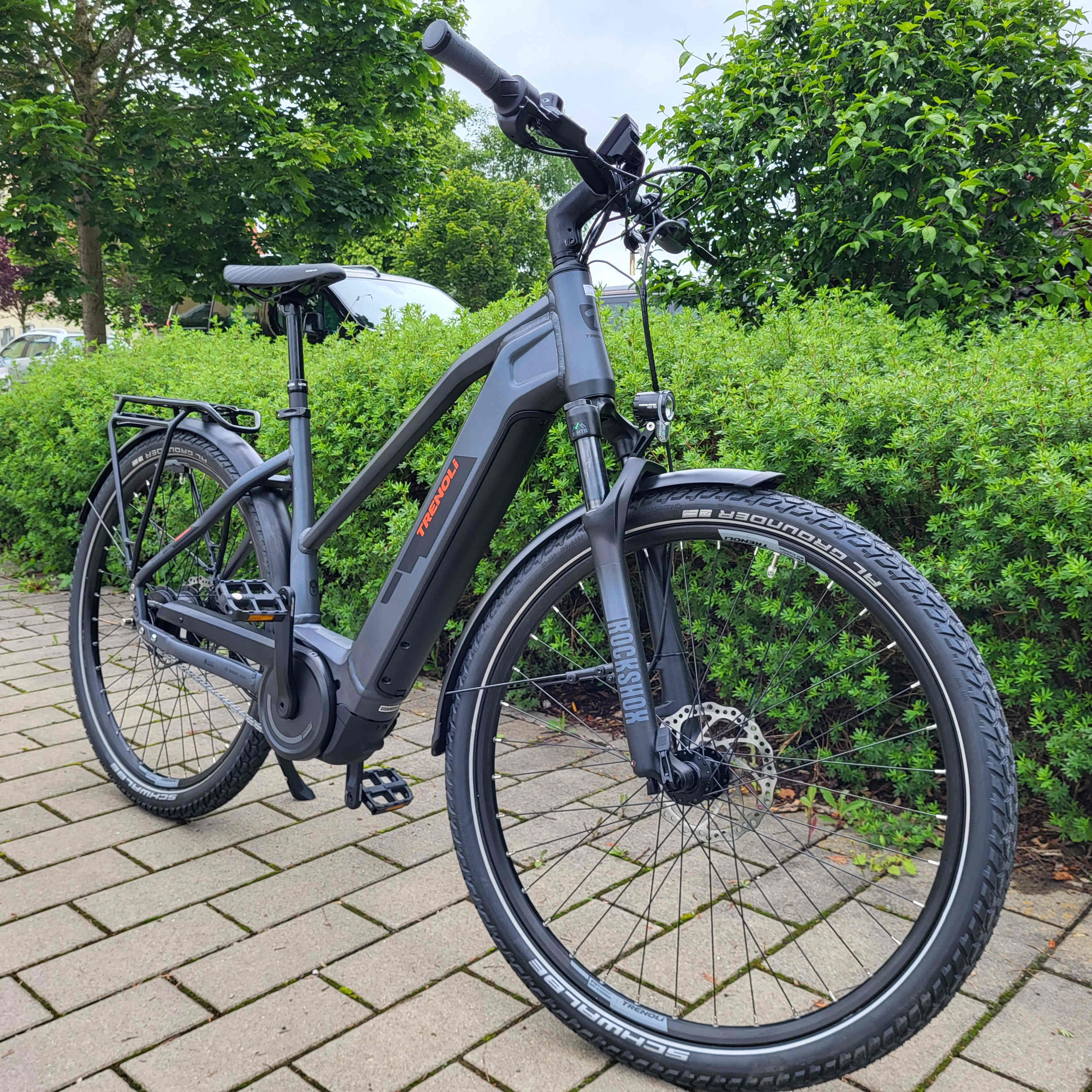 Trenoli TANARO CX SPORTIVO T ENVIOLO dark grey matt 2024 28" 750 Wh Trapez